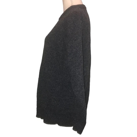 VINTAGE WOOLRICH Sz XL Womens Blue Gray Wool Blend Crew Neck Long Sleeve Sweater - Picture 4 of 6